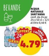 Offerta per Sant'anna - Acqua Naturale a 4,79€ in PENNY