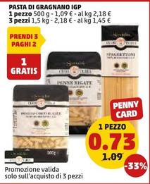 Offerta per Le Specialità Cuor Di Terra - Pasta Di Gragnano IGP a 0,73€ in PENNY