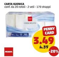 Offerta per Penny - Carta Igienica a 3,49€ in PENNY