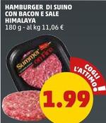 Offerta per Hamburger Di Suino Con Bacon E Sale Himalaya a 1,99€ in PENNY