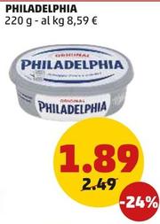 Offerta per Philadelphia - 220 G a 1,89€ in PENNY