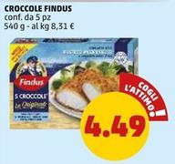 Offerta per Findus - Croccole a 4,49€ in PENNY