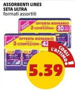 Offerta per Lines - Assorbenti Seta Ultra a 5,39€ in PENNY