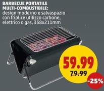 Offerta per Barbecue Portatile Multi-Combustibile a 59,99€ in PENNY