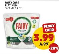 Offerta per Fairy - Caps Platinum a 3,99€ in PENNY