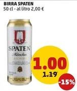 Offerta per Spaten - Birra a 1€ in PENNY