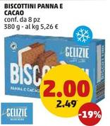 Offerta per Le Gelizie - Biscottini Panna E Cacao a 2€ in PENNY