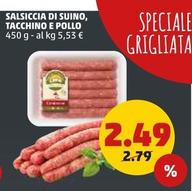 Offerta per Sapor Di Cascina - Salsiccia Di Suino, Tacchino E Pollo a 2,49€ in PENNY