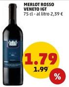 Offerta per Merlot Rosso Veneto IGT a 1,79€ in PENNY