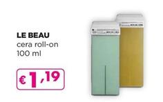 Offerta per Le Beau - Cera Roll On a 1,19€ in Acqua & Sapone