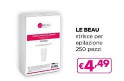 Offerta per Le Beau - Strisce Per Epilazione a 4,49€ in Acqua & Sapone