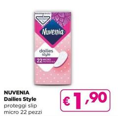 Offerta per Nuvenia - Dailies Style a 1,9€ in Acqua & Sapone