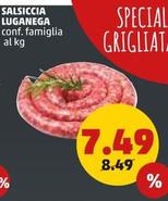 Offerta per Salsiccia Luganega a 7,49€ in PENNY