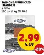 Offerta per Gran Mare - Salmone Affumicato Islandese a 2,99€ in PENNY