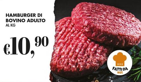 Offerta per Hamburger Di Bovino Adulto a 10,9€ in Coal