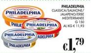 Offerta per Philadelphia - Classica/ Salmone/ Jalapeno/ Erbe Mediterranee a 1,79€ in Coal