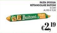 Offerta per Buitoni - Pasta Sfoglia Rettangolare a 2,19€ in Coal