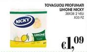 Offerta per Nicky - Tovaglou Profumati Limone a 1,09€ in Coal