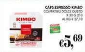 Offerta per Kimbo - Caps Espresso a 5,69€ in Coal