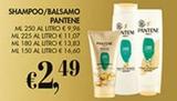 Offerta per Pantene - Shampoo/balsamo a 2,49€ in Coal