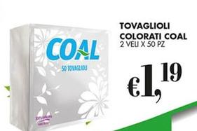 Offerta per Coal - Tovaglioli Colorati a 1,19€ in Coal