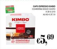 Offerta per Kimbo - Caps Espresso a 5,69€ in Coal