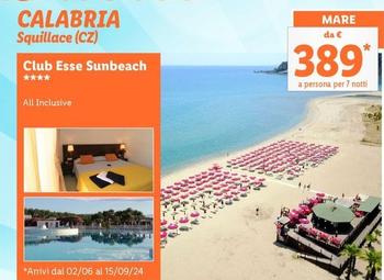 Offerta per Club Esse Sunbeach a 389€ in Lidl
