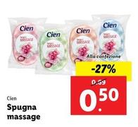 Offerta per Cien - Spugna Massage a 0,5€ in Lidl