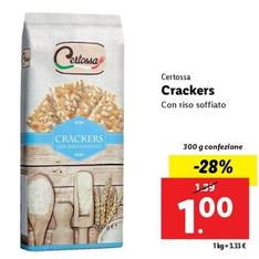 Offerta per Certossa - Crackers a 1€ in Lidl