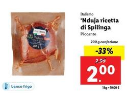 Offerta per Italiamo - 'Nduja Ricetta Di Spilinga a 2€ in Lidl