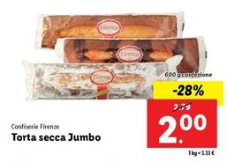 Offerta per Confiserie Firenze - Torta Secca Jumbo a 2€ in Lidl