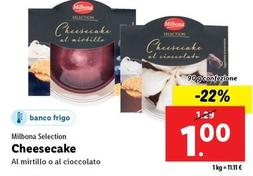 Offerta per Milbona Selection - Cheesecake a 1€ in Lidl