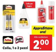 Offerta per Pattex/Pritt - Colla, 1 O 2 Pezzi a 2€ in Lidl