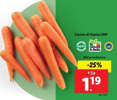 Offerta per Carote Di Ispica IGP a 1,19€ in Lidl