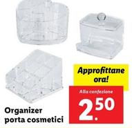 Offerta per Organizer Porta Cosmetici a 2,5€ in Lidl
