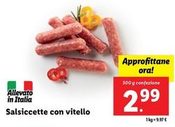 Offerta per Salsiccette Con Vitello a 2,99€ in Lidl