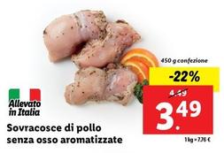 Offerta per Sovracosce Di Pollo Senza Osso Aromatizzate a 3,49€ in Lidl