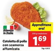 Offerta per Cotoletta Di Pollo Con Scamorza Affumicata a 1,69€ in Lidl