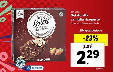 Offerta per Bon Gelati - Gelato Alla Vaniglia Ricoperto a 2,29€ in Lidl