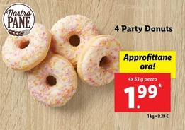 Offerta per Nostro Pane - 4 Party Donuts a 1,99€ in Lidl