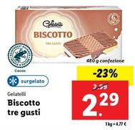 Offerta per Gelatelli - Biscotto Tre Gusti a 2,29€ in Lidl
