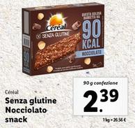 Offerta per Cereal - Senza Glutine Nocciolato Snack a 2,39€ in Lidl