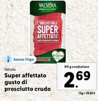 Offerta per Valsoia - Super Affettato Gusto Di Prosciutto Crudo a 2,69€ in Lidl