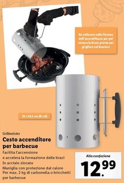 Offerta per Grillmeister - Cesto Accenditore Per Barbecue a 12,99€ in Lidl