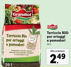 Offerta per Grandiol - Terriccio Bio Per Ortaggi E Pomodori a 2,49€ in Lidl