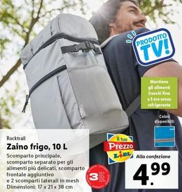 Offerta per Rocktrail - Zaino Frigo, 10 L a 4,99€ in Lidl