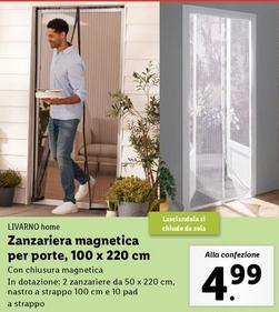 Offerta per Livarno Home - Zanzariera Magnetica Per Porte, 100 X 220 Cm a 4,99€ in Lidl