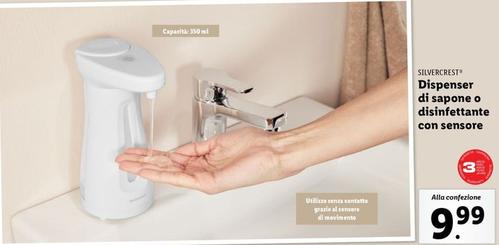 Offerta per Silvercrest - Dispenser Di Sapone O Disinfettante Con Sensore a 9,99€ in Lidl