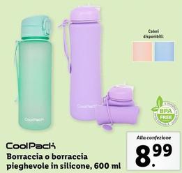 Offerta per Coolpack - Borraccia O Borraccia Pieghevole In Silicone, 600 Ml a 8,99€ in Lidl