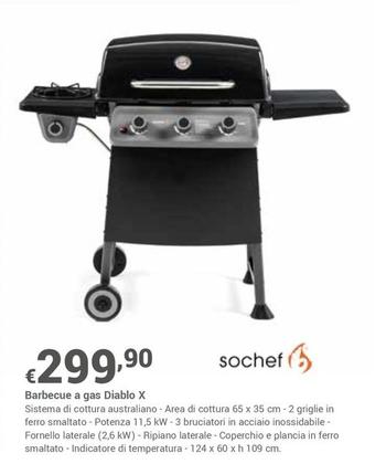 Offerta per Sochef - Barbecue A Gas Diablo X a 299,9€ in Progress